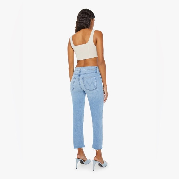 NWT Mother Jeans - The Mid Rise Dazzler Crop Fray - Picture 3 of 5